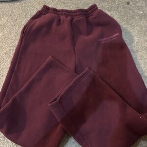 Cozy Kids Burgundy Sweatpants